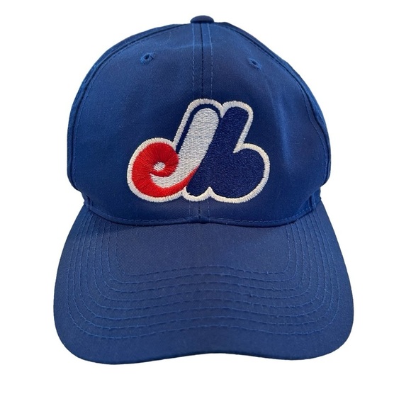 Vintage MLB Montreal Expos Adjustable Snapback Cap Hat OSFM - Picture 2 of 13